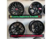 Llanta Deportiva 15 4x100 nuevos en caja