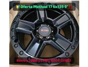 Oferta METHOD 17 6X139 9 NUEVOS