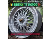 Llanta Deportiva BBS BRASIL 17 5X100 nuevos