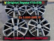 Original Toyota 17 6x139 nuevos