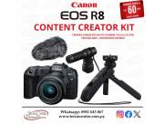 Canon EOS R8 Content Creator Kit 24-50mm. Adquirila en cuotas!