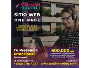 🚀 ¡Potencia tu presencia en línea con un sitio web en formato One Page! 🚀