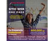 🚀 ¡Potencia tu presencia en línea con un sitio web en formato One Page! 🚀