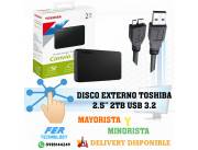 DISCO EXTERNO TOSHIBA 2.5" 2TB USB 3.2