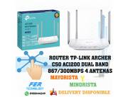 ROUTER TP-LINK ARCHER C50 AC1200 DUAL BAND 867/300MBPS 4 ANTENAS