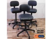 SILLAS PARA OFICNA OUTLET (FIJAS GIRATORIAS)