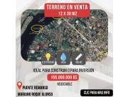 VENTA TERRENO MARIANO ROQUE ALONSO PUENTE REMANSO