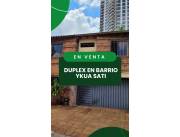 Duplex en Asunción Barrio Ycuá Satí ils