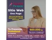 🚀 ¡Potencia tu presencia en línea con un sitio web en formato One Page! 🚀