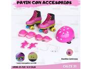 PATIN CON ACCESORIOS. CALCE DISPONIBLE 31, 32 y 34