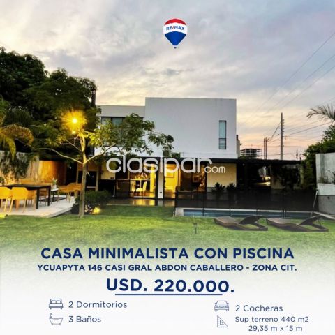 Casas - HERMOSA CASA MINIMALISTA EN LUQUE ZONA CIT