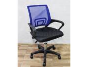 SILLA GIRATORIA TELA MESH 80 KG (61AZ) AZUL