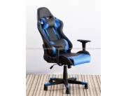 SILLA GAMER RESPALDO ALTO 100K AZUL (3263)