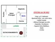 ALQUILO OFICINA DE 96 M2 EN BARRIO JARA.