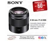 Lente Sony SEL 50mm. F/1.8 OSS. Adquirila en cuotas!