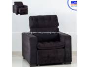 SOFA POLTRONA QUALITY RETRACTIL NEGRO (4910)