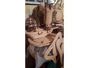 Vendo lote de artesanía especial para un rincón paraguayo