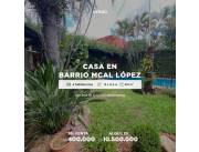 VENDO CASA EN EL BARRIO MCAL. LOPEZ