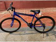 Vendo Bicicleta marca Milano de 21 velocidades color azul en buen estado!!