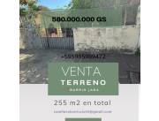 Vendo propiedad de 255 m2 en barrio jara asunción