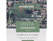 Vendo terreno de 5.488 m2 en Ñemby