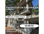 Vendo propiedad en esquina de 800 m2 en el barrio ciudad nueva asunción