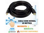 CABLE HDMI NORMAL 20 METROS