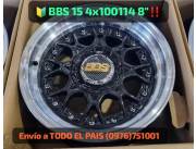 Llanta BBS 15 4X100/114 8 NUEVOS