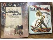 Vendo libros aritmética infantil patria mía y cumbre