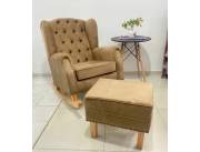 SOFA POLTRONA MECEDORA+PUFF (4808)