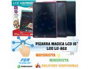 PIZARRA MAGICA LCD 16" LUO LU-A62