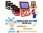 CONSOLA MINI 400 GAME RETRO SUP