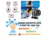 CAMARA DEPORTIVA SATE A-CS07 HD 1280X720