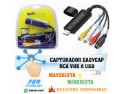 CAPTURADOR EASYCAP RCA VHS A USB