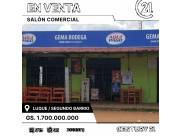 EN VENTA SALÓN COMERCIAL CON VIVIENDA EN LUQUE - Gs. 1.700.000.000