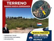 EN VENTA terreno con proyección a la costanera.