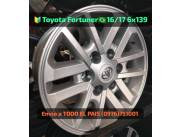 Llanta Toyota Fortuner Brasilero 16 6x139.. 17 6x139 nuevos en caja