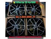 Llanta Deportiva 15 4x100 nuevos en caja