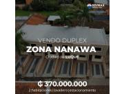 VENDO DUPLEX ZONA NANAWA LUQUE