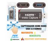 CAPTURADOR HDMI ROHS USB 3.0 60MHZ