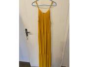 VESTIDO LARGO AMARILLO TALLE G OFERTA!!