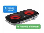 PLACA ELECTRICA MIDAS 2 HORNALLAS VITROCERAMICA ! LLEVA EN 2 CUOTAS ! NO MIRAMOS INFORCONF