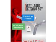 VENTILADOR DE TECHO TOKYO 5 VELOCIDADES !! LLEVA EN 2 CUOTAS -!! NO MIRAMOS INFORMCONF !
