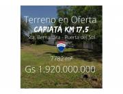 Oportunidad de inversión en oferta con 25% menos. Terreno en CAPIATA