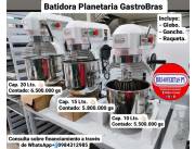 Batidora Planetaria industrial marca GastroBras disponible en 10,15 y 20 litros