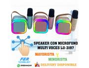 SPEAKER CON MICROFONO MULTI VOCES LU-3197