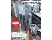 Masera Metvisa maquina para masa de churros capacidad de 6kg con 2 moldes incluidos