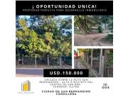 VENDO TERRENO EN SAN BERNARDINO 1527 m2