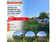 VENDO TERRENO EN YPANE - ACCESO SUR