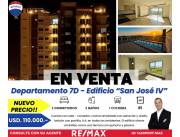 En VENTA departamento N° 7D en el edificio San José IV.